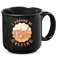 I'd Rather Be Golfing Funny Golf Hobby 15oz Campfire Ceramic Mug