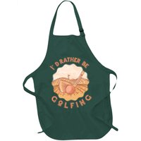 I'd Rather Be Golfing Funny Golf Hobby Apron