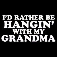 I'd Rather Be Hangin' With My Grandma 7-Panel Snapback Hat