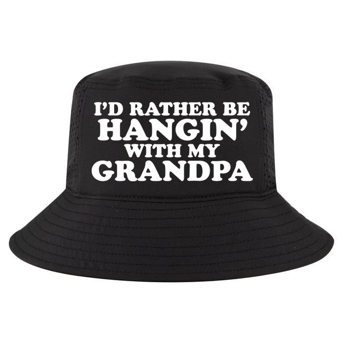 I'd Rather Be Hangin' With My Grandpa Cool Comfort Performance Bucket Hat