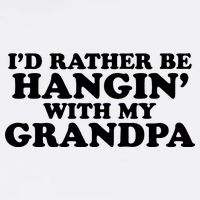 I'd Rather Be Hangin' With My Grandpa Garment-Dyed Sweatshirt