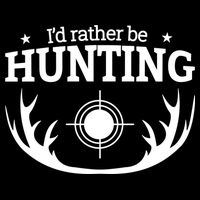 I'd Rather Be Hunting Apron