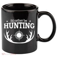 I'd Rather Be Hunting 11oz C Handle Ceramic Mug
