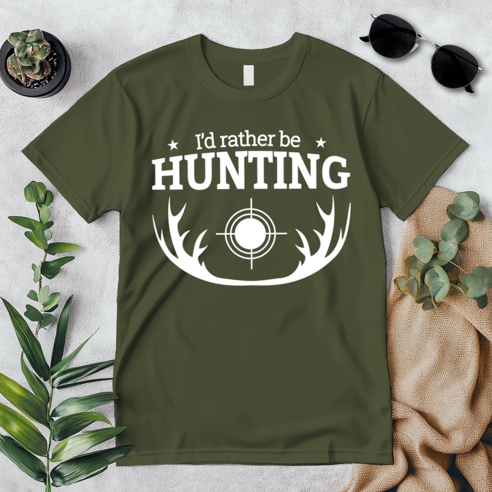 I'd Rather Be Hunting Premium T-Shirt