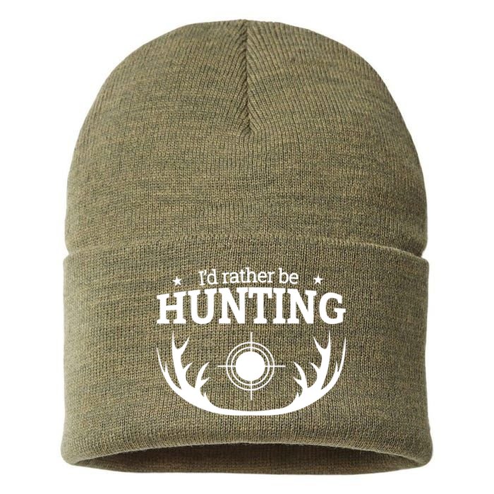 I'd Rather Be Hunting Sustainable Knit Beanie