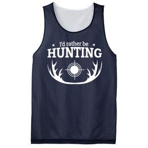 I'd Rather Be Hunting Mesh Reversible Basketball Jersey Tank