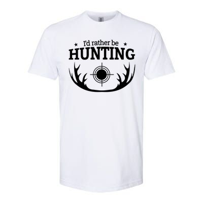 I'd Rather Be Hunting Softstyle® CVC T-Shirt