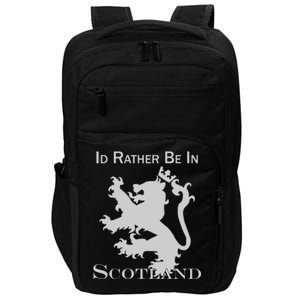 Id Rather Be In Scotland Impact Tech Backpack