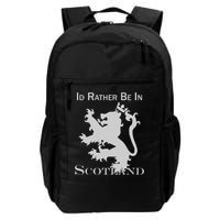 Id Rather Be In Scotland Backpack