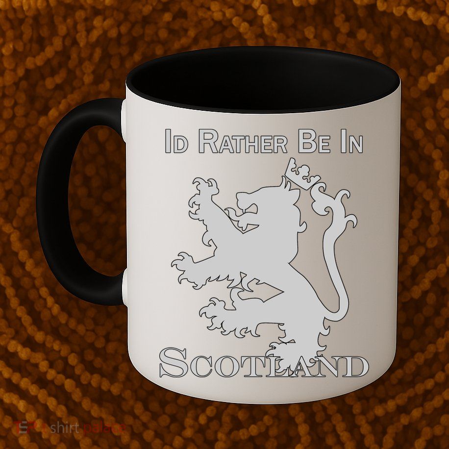 Id Rather Be In Scotland Mug