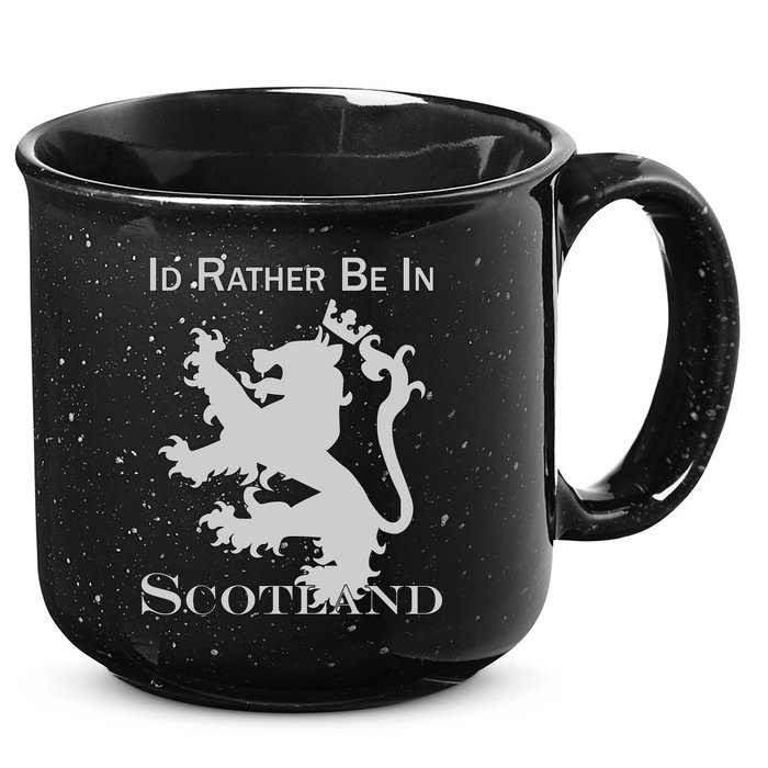 Id Rather Be In Scotland 15oz Campfire Ceramic Mug