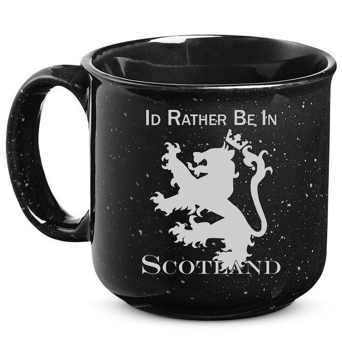 Id Rather Be In Scotland 15oz Campfire Ceramic Mug