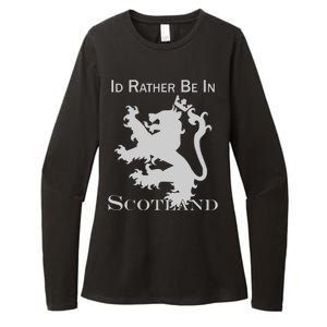 Id Rather Be In Scotland Womens CVC Long Sleeve Shirt