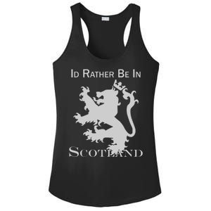 Id Rather Be In Scotland Ladies PosiCharge Competitor Racerback Tank