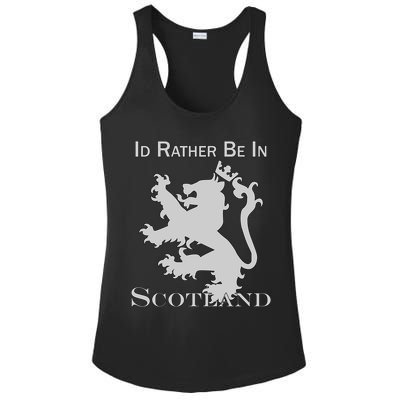 Id Rather Be In Scotland Ladies PosiCharge Competitor Racerback Tank