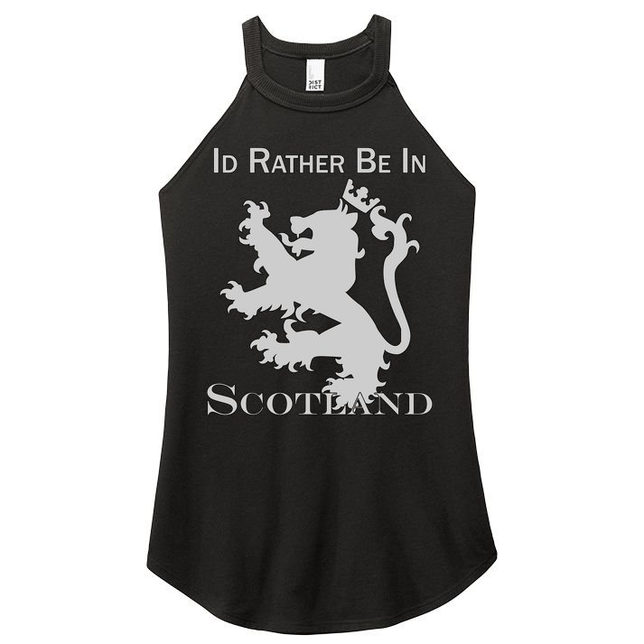 Id Rather Be In Scotland Women's Perfect Tri Rocker Tank