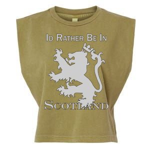 Id Rather Be In Scotland Garment-Dyed Women's Muscle Tee