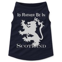 Id Rather Be In Scotland Doggie Tank