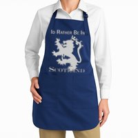 Id Rather Be In Scotland Apron