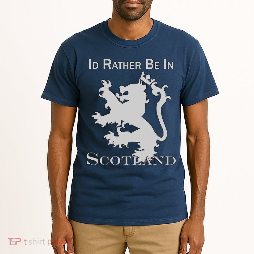 Id Rather Be In Scotland Tall T-Shirt