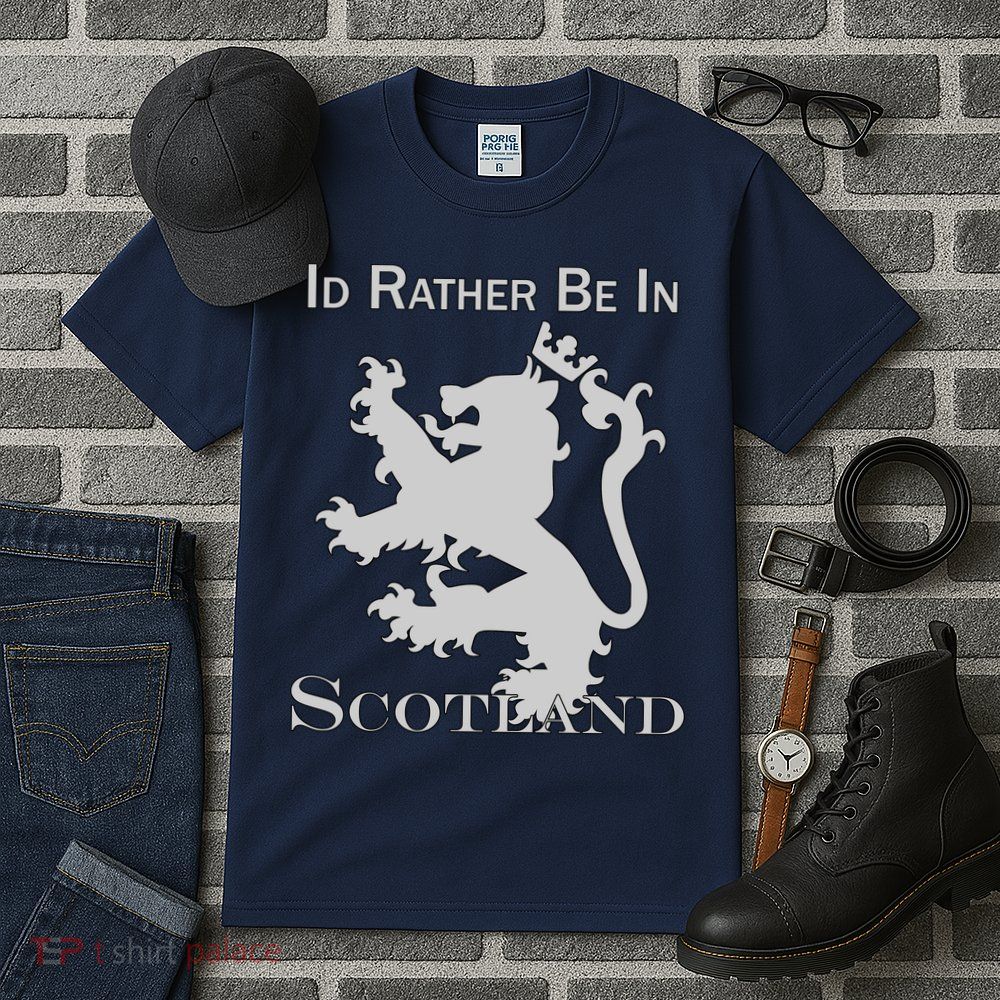 Id Rather Be In Scotland Tall T-Shirt