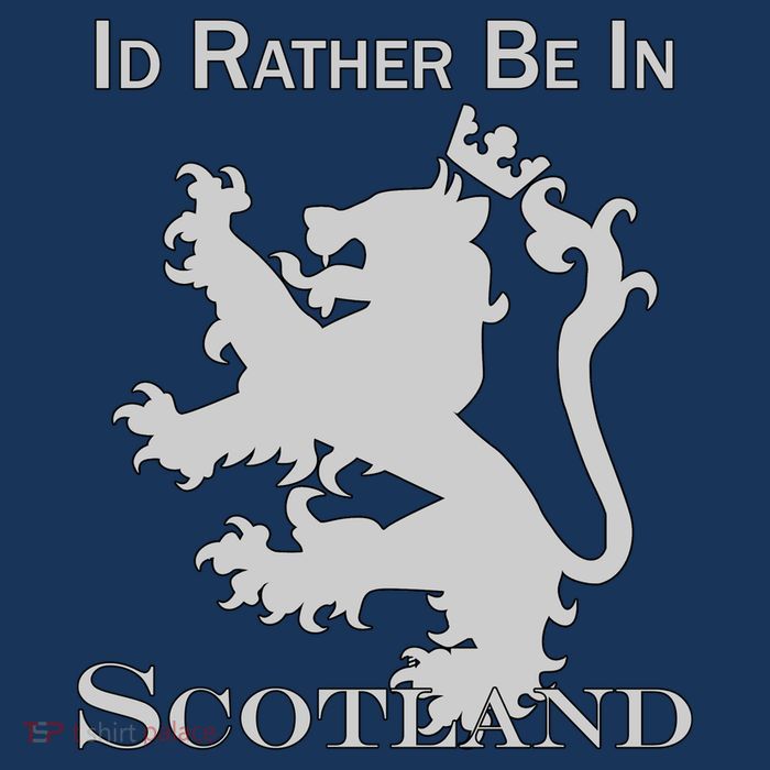 Id Rather Be In Scotland Tall T-Shirt