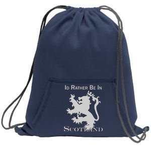 Id Rather Be In Scotland Sweatshirt Cinch Pack Bag