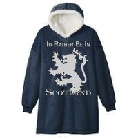 Id Rather Be In Scotland Hooded Wearable Blanket