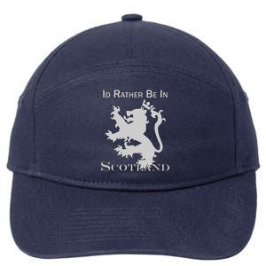 Id Rather Be In Scotland 7-Panel Snapback Hat