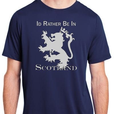 Id Rather Be In Scotland Adult ChromaSoft Performance T-Shirt