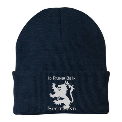 Id Rather Be In Scotland Knit Cap Winter Beanie