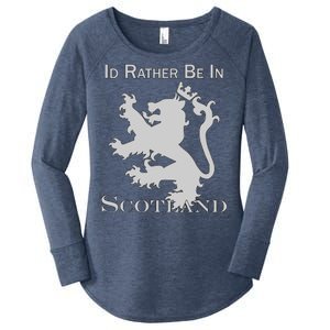 Id Rather Be In Scotland Women's Perfect Tri Tunic Long Sleeve Shirt