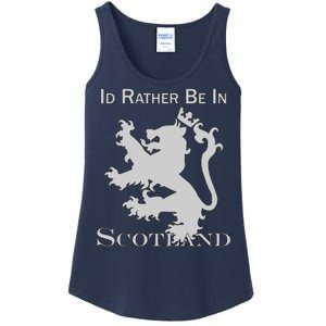 Id Rather Be In Scotland Ladies Essential Tank