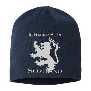 Id Rather Be In Scotland Sustainable Beanie