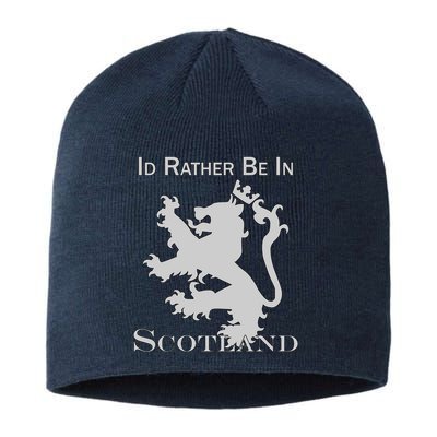 Id Rather Be In Scotland Sustainable Beanie