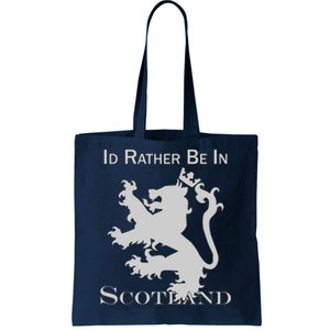 Id Rather Be In Scotland Tote Bag