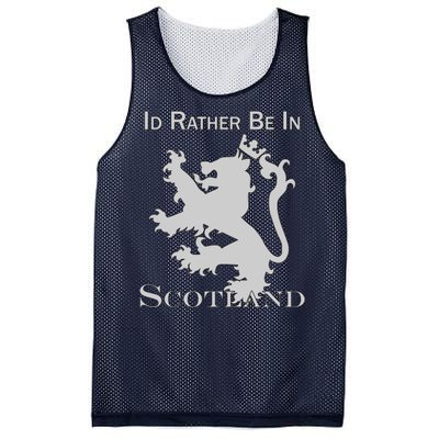 Id Rather Be In Scotland Mesh Reversible Basketball Jersey Tank