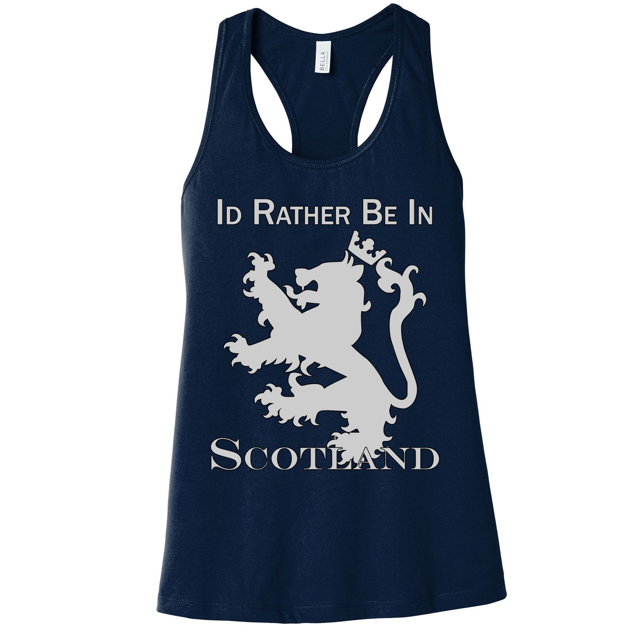 Id Rather Be In Scotland Womens Tank Top