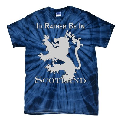 Id Rather Be In Scotland Tie-Dye T-Shirt