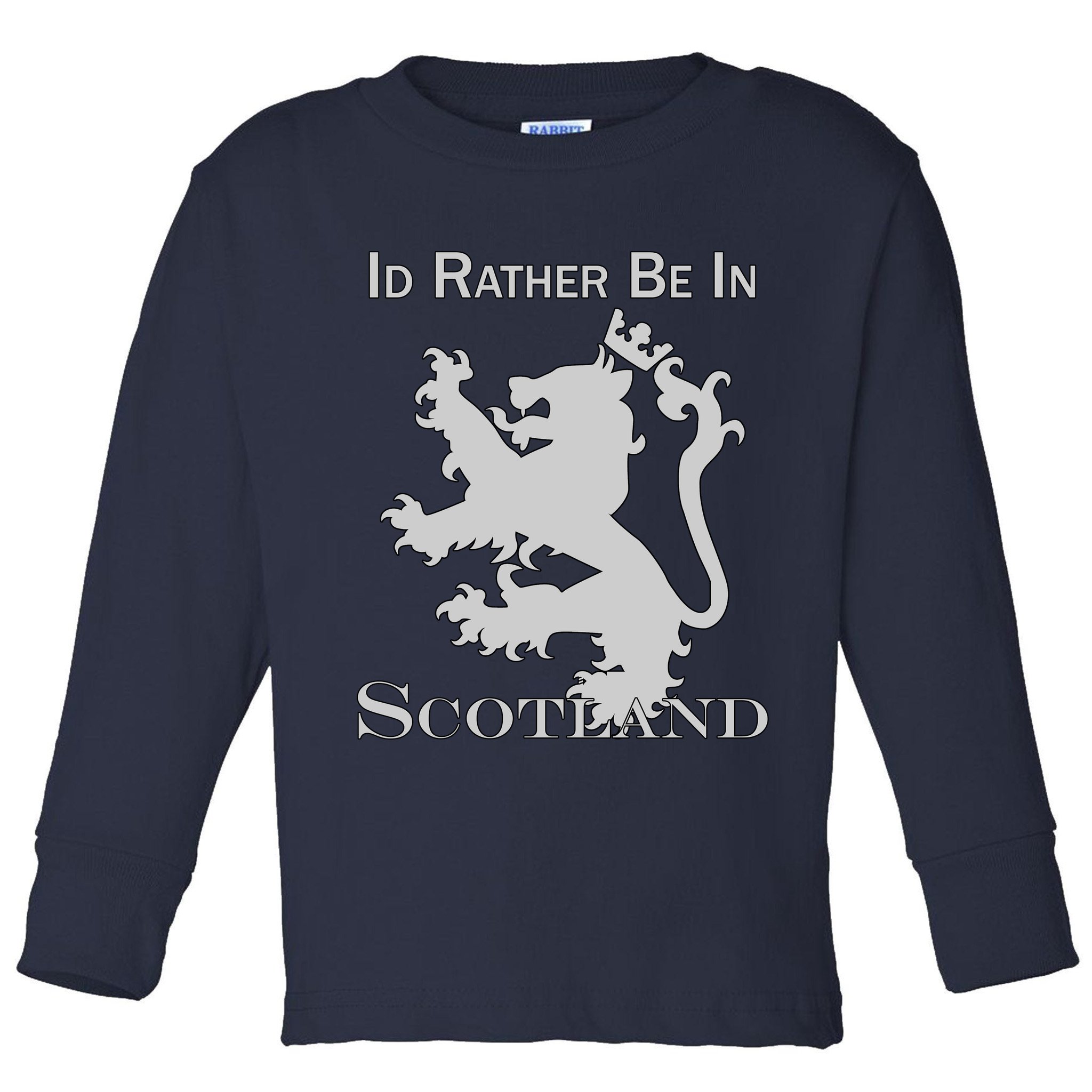 Id Rather Be In Scotland Toddler Long Sleeve Shirt