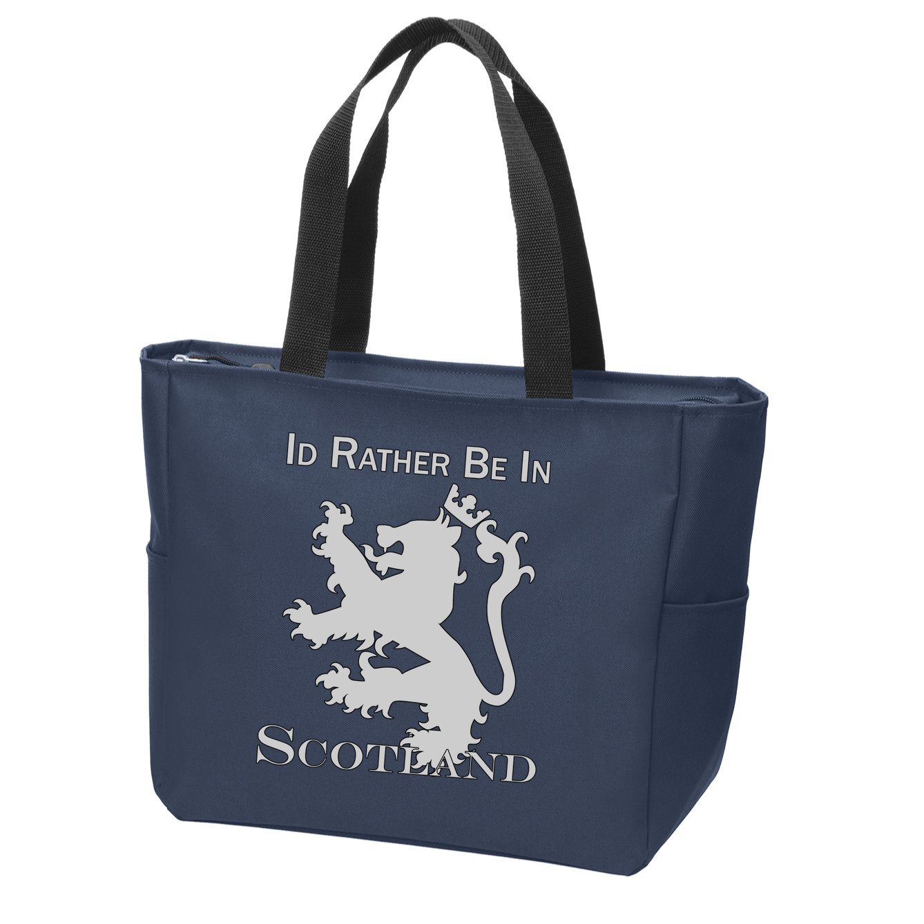 Id Rather Be In Scotland Zip Tote Bag