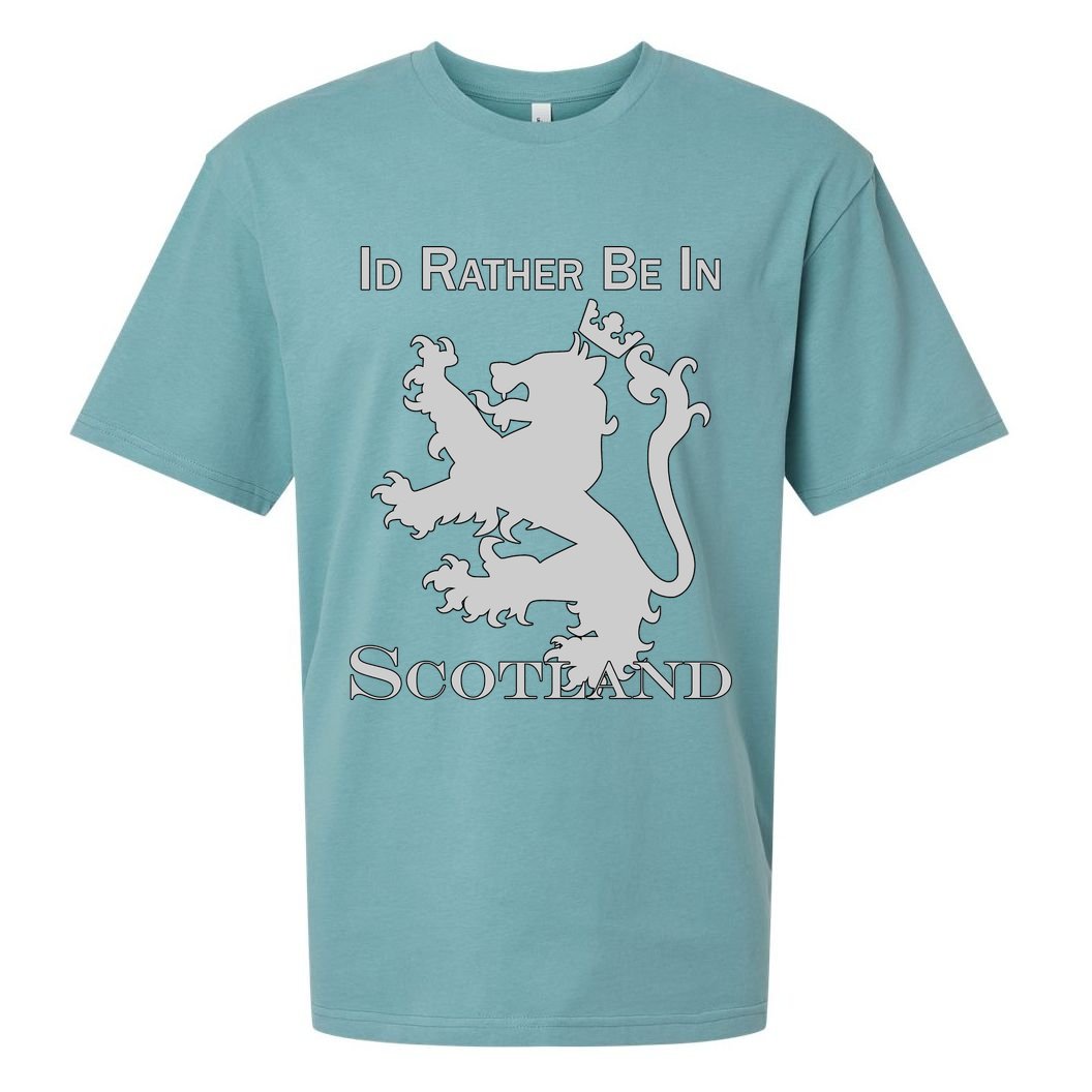 Id Rather Be In Scotland Sueded Cloud Jersey T-Shirt