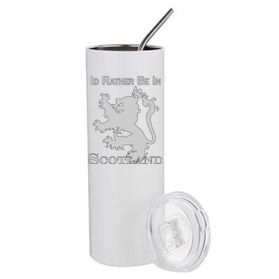 Id Rather Be In Scotland Stainless Steel Tumbler