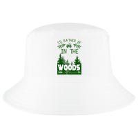 I'd Rather Be In The Woods Funny Hiking Cool Comfort Performance Bucket Hat