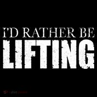 I'd Rather Be Lifting Funny Workout Gym Sustainable Bucket Hat