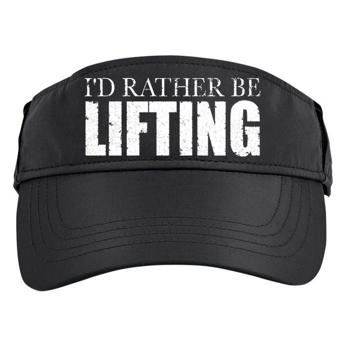 I'd Rather Be Lifting Funny Workout Gym Adult Drive Performance Visor