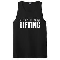 I'd Rather Be Lifting Funny Workout Gym PosiCharge Competitor Tank