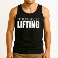 I'd Rather Be Lifting Funny Workout Gym Tank Top