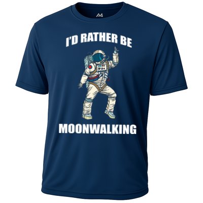 I'd Rather Be Moonwalking  Performance Shirt