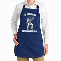 I'd Rather Be Moonwalking  Apron